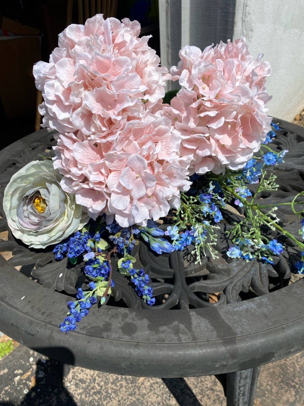 Bundle of faux flower stems